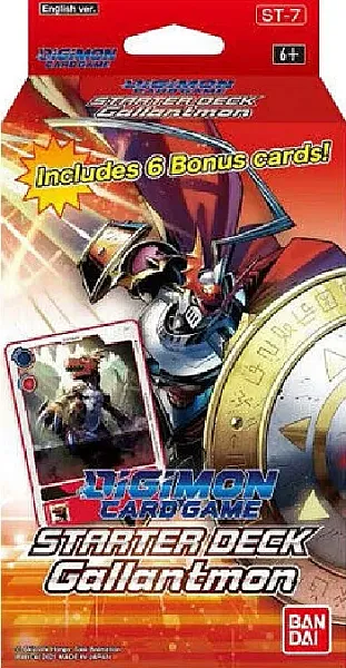 DIGIMON CARD GAME - STARTER DECK GALLANTMON ST-7 - EN